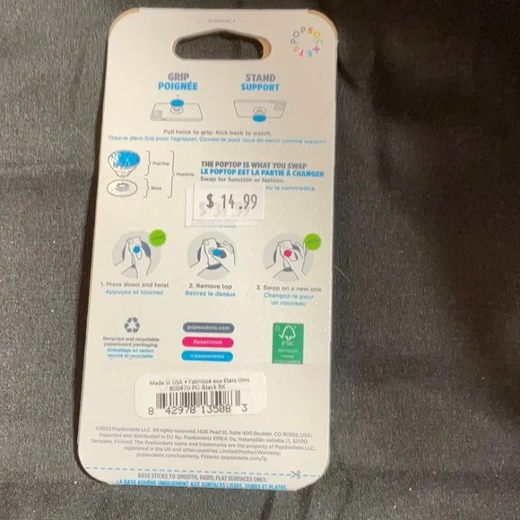 PopSocket PopGrip with Colorful Logo - Picture 2 of 2